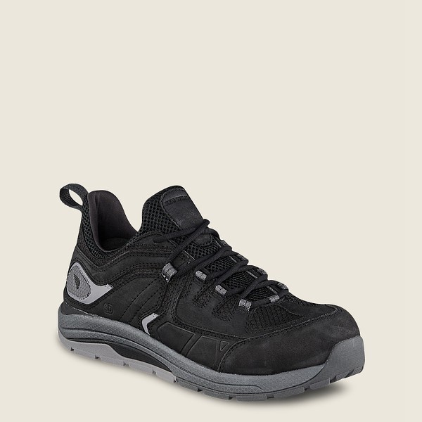 Mens Red Wing Cooltech™ Athletics - Safety Toe - Work Shoes Black/Grey - NHZ653890